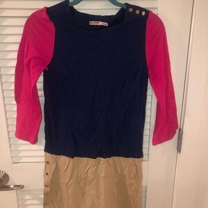 Juicy Couture Colorblock Long Sleeve Dress